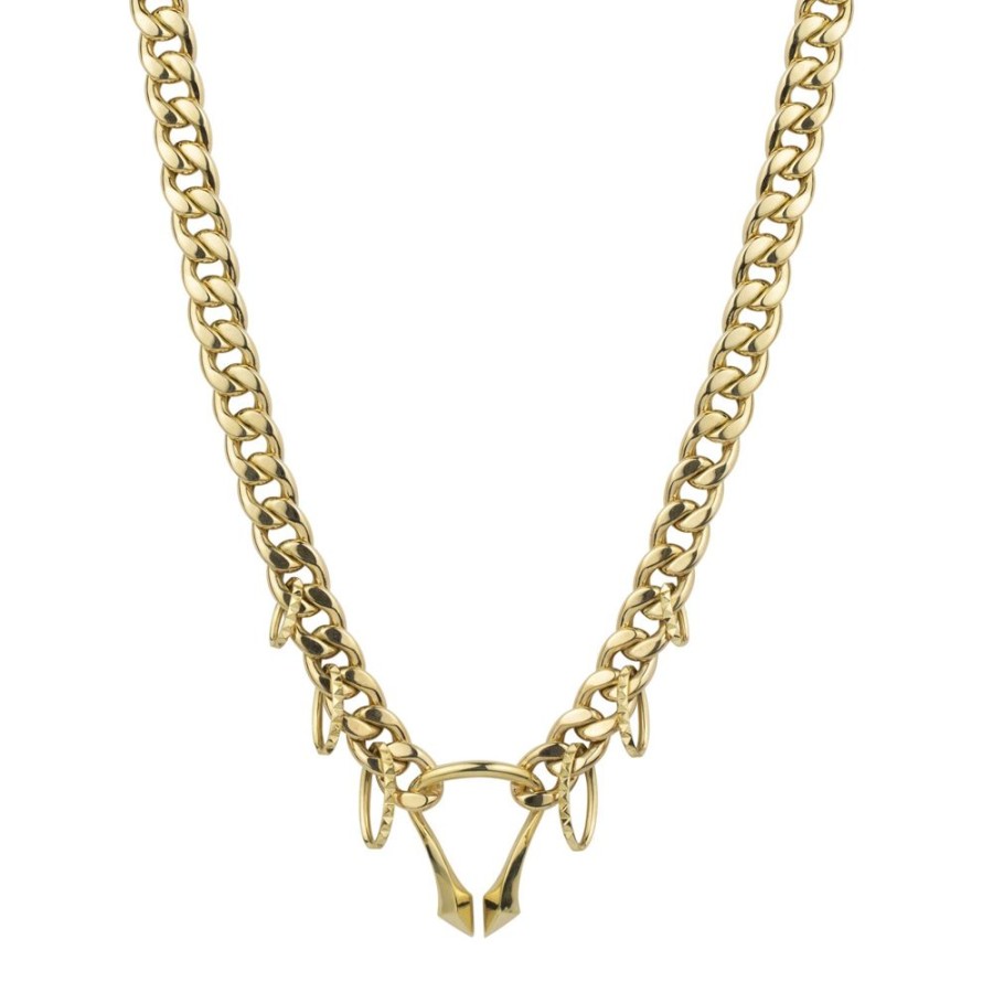 Jewelry Peruffo | Hook And Charm Club Chain Necklace