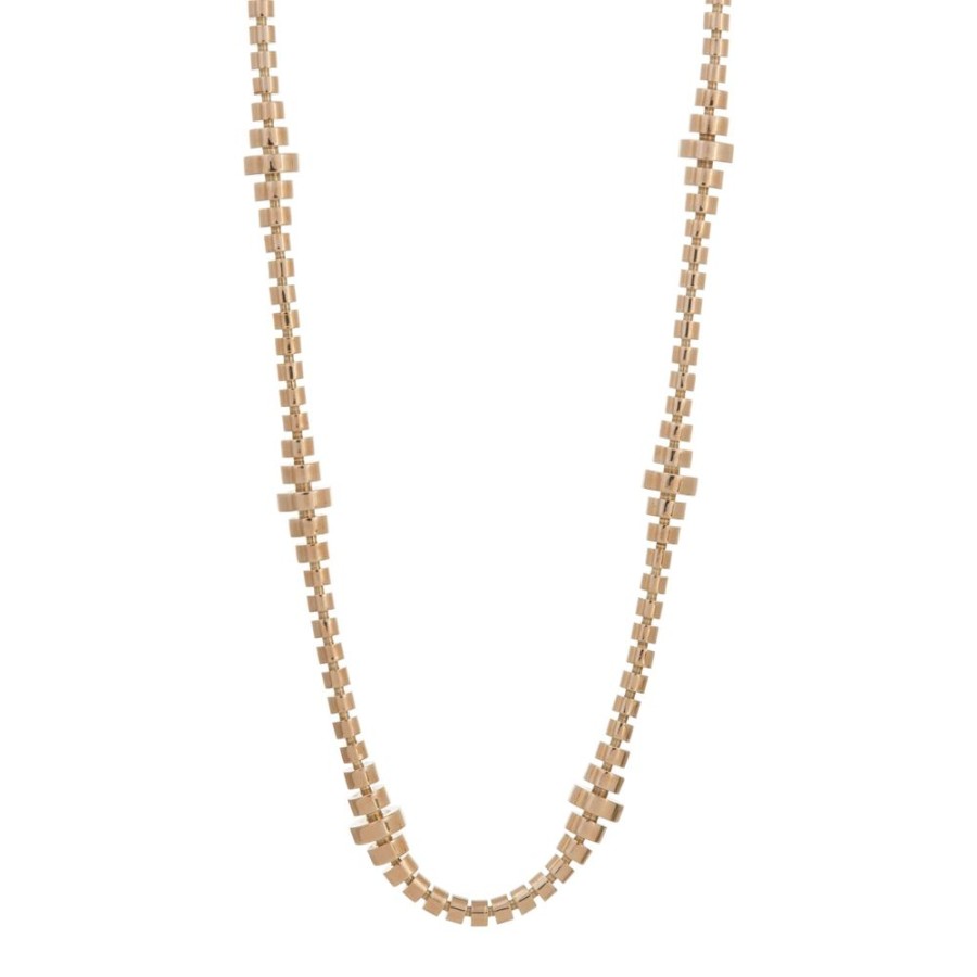 Jewelry Sidney Garber | Hourglass Necklace - 16" Yellow Gold