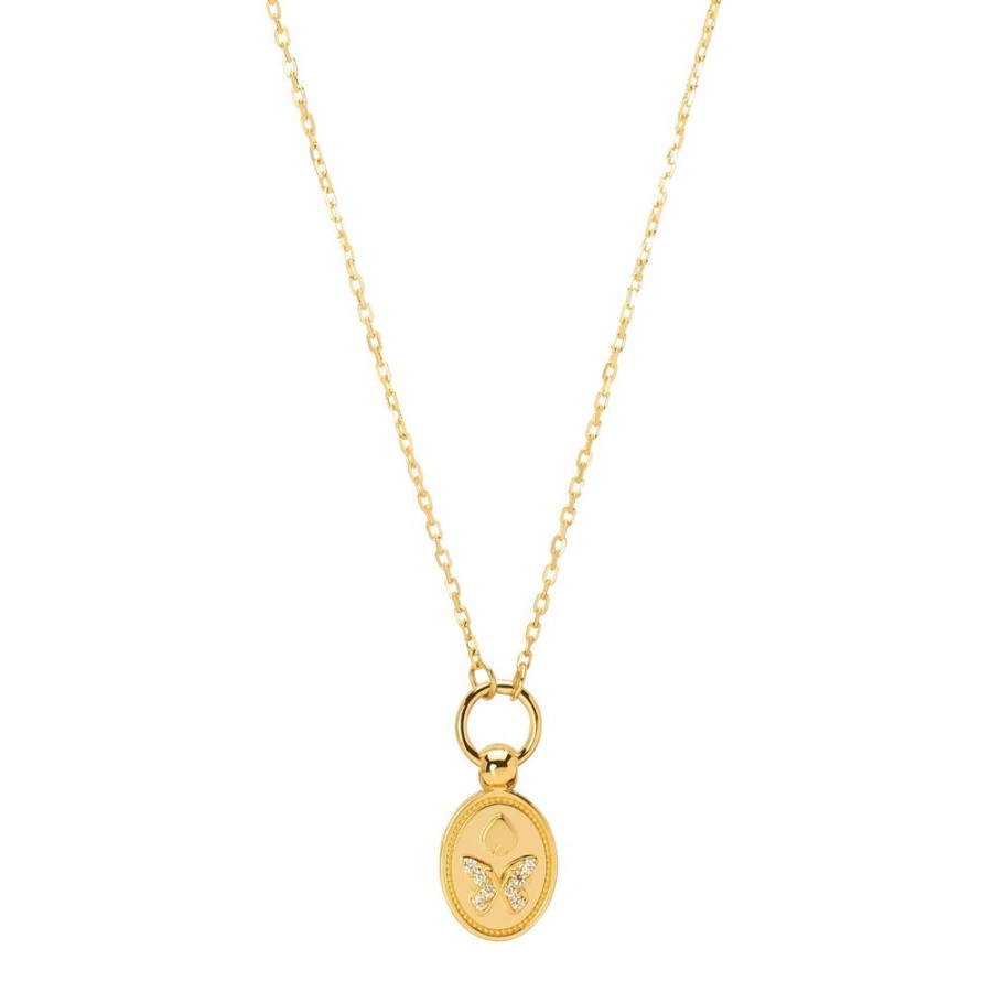 Jewelry Foundrae | Miniature Crest Drop Necklace - Reverie