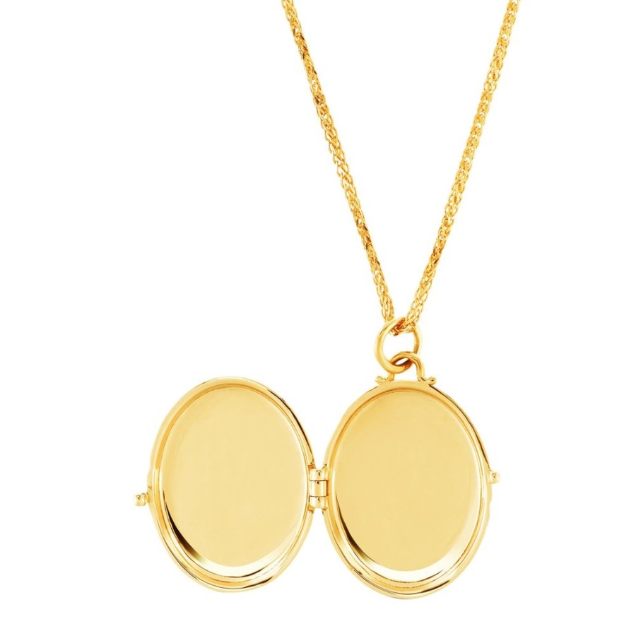 Jewelry Carbon & Hyde | Etoile Locket Necklace - Yellow Gold