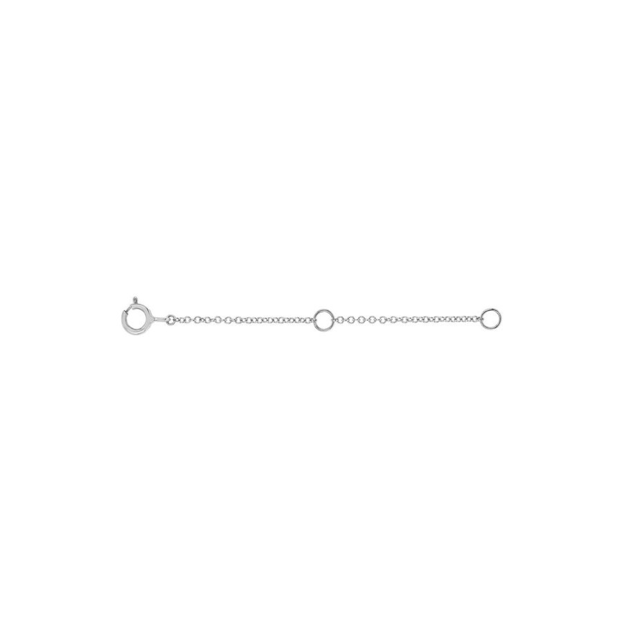 Jewelry EF Collection | 2" Chain Extender - White Gold