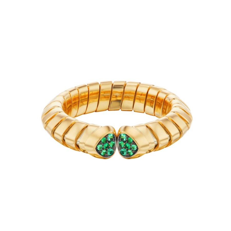 Jewelry Marina B | Trisolina Ring - Emerald