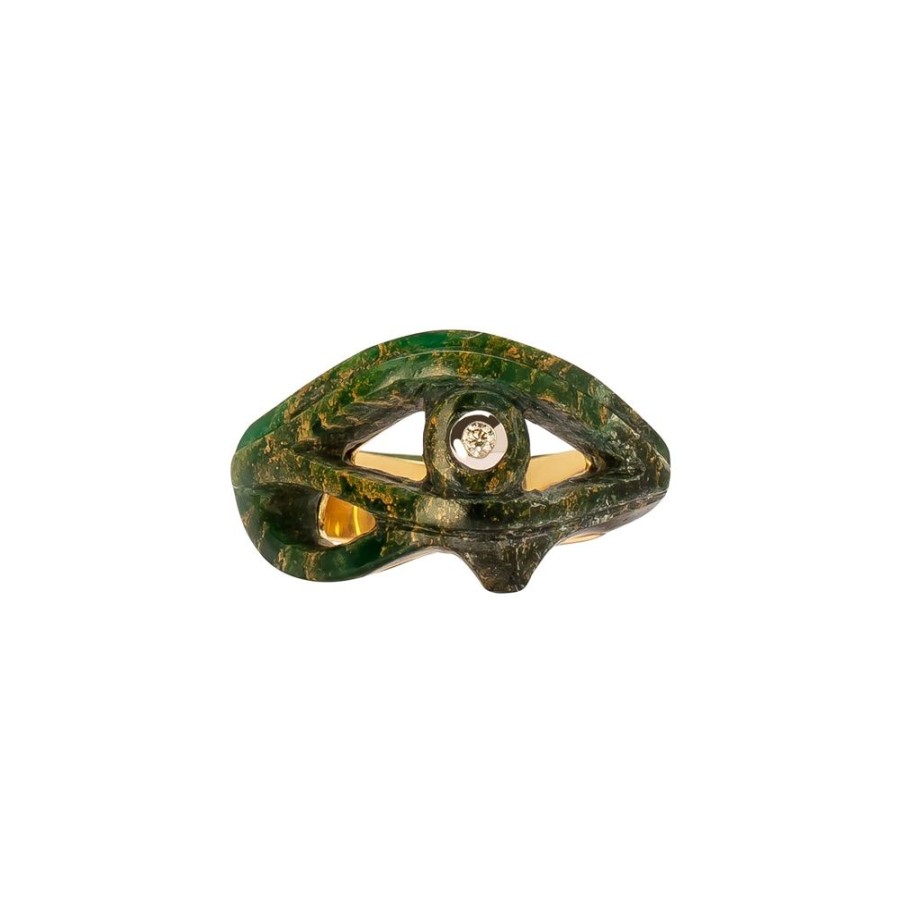 Jewelry Silvia Furmanovich | Egypt Eye Of Horus Ring - Fuchsite