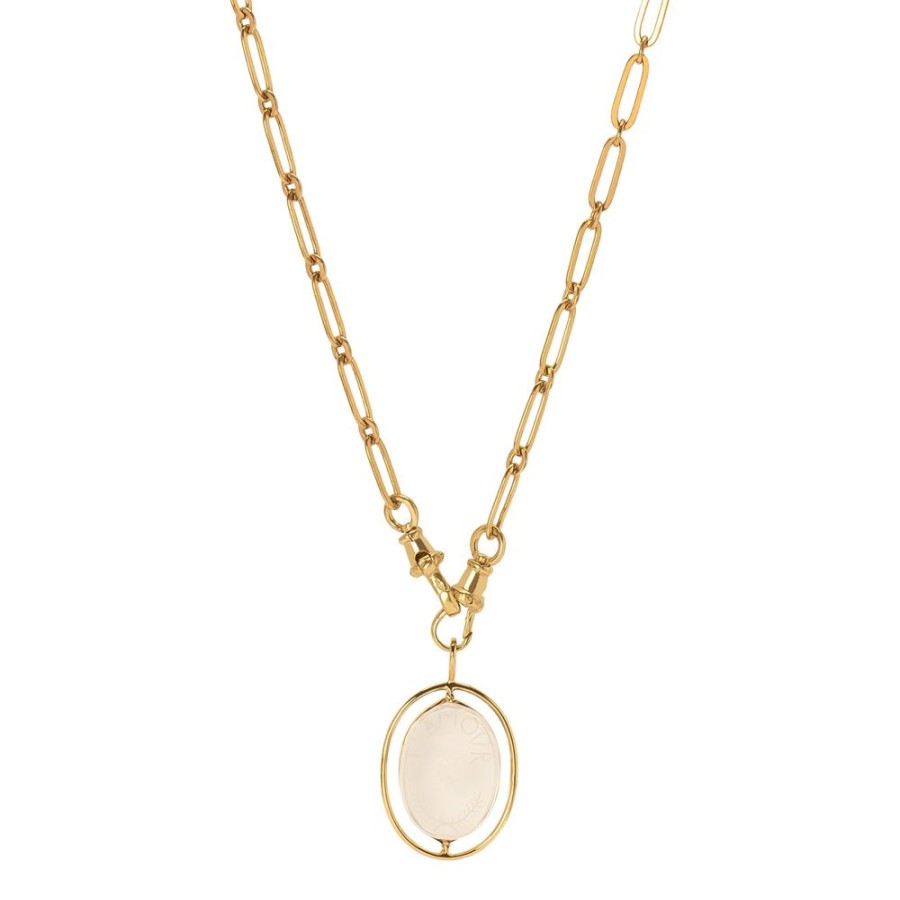 Jewelry Pascale Monvoisin | L'Amour N 2 Necklace - Crystal