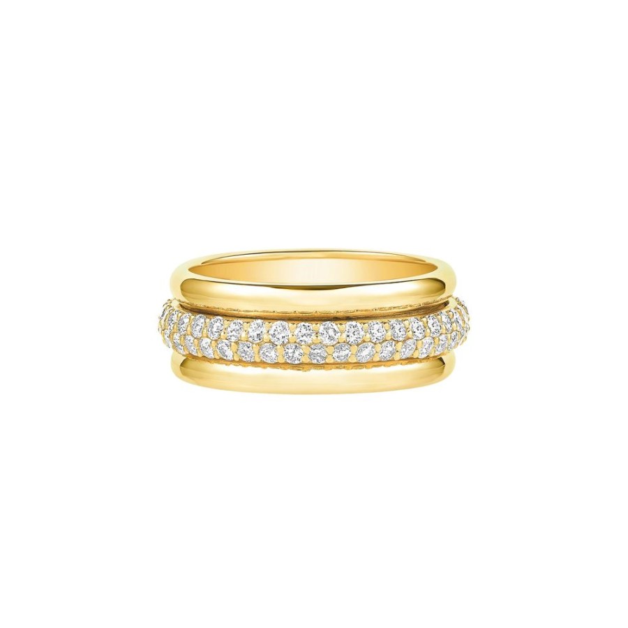 Jewelry Carbon & Hyde | Orbit Diamond Ring - Yellow Gold