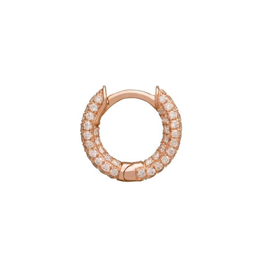 Jewelry Trouver | Five Row Huggie 6.5Mm - Rose Gold