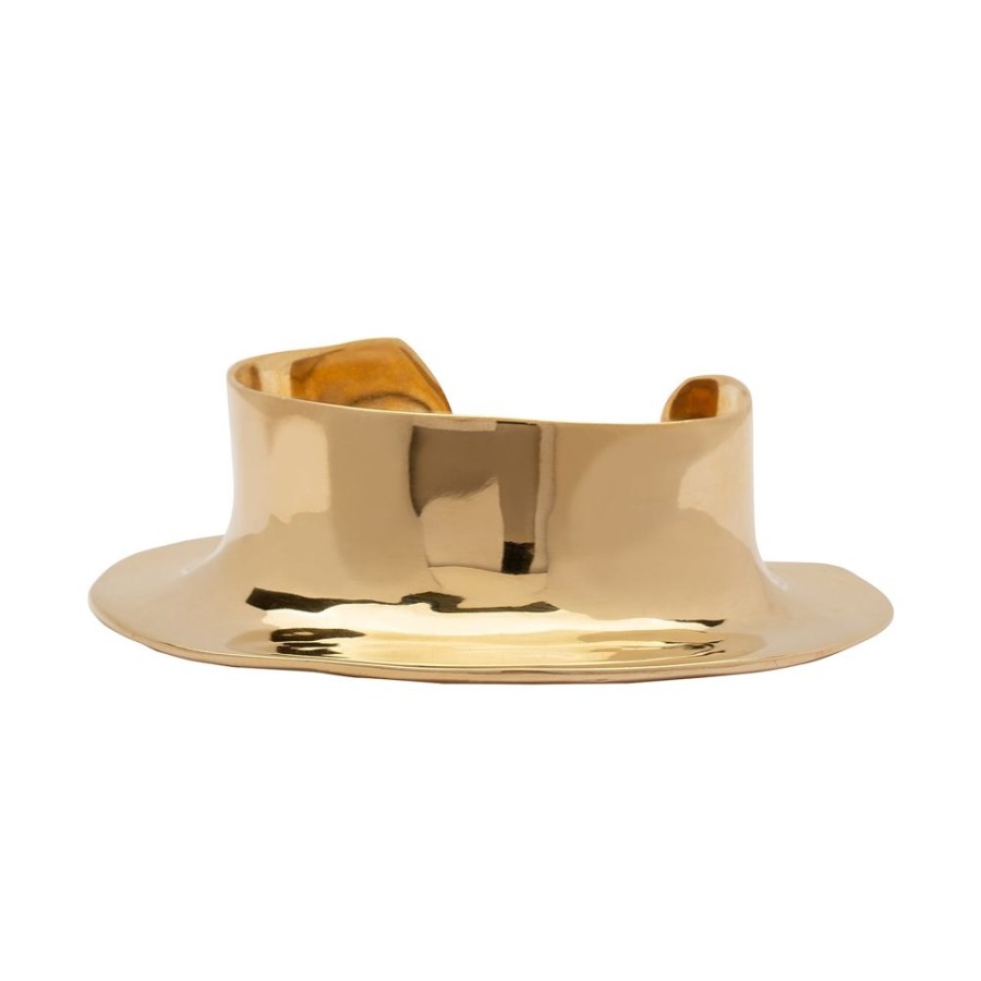 Jewelry Ariana Boussard-Reifel | Despina Cuff - Medium Brass