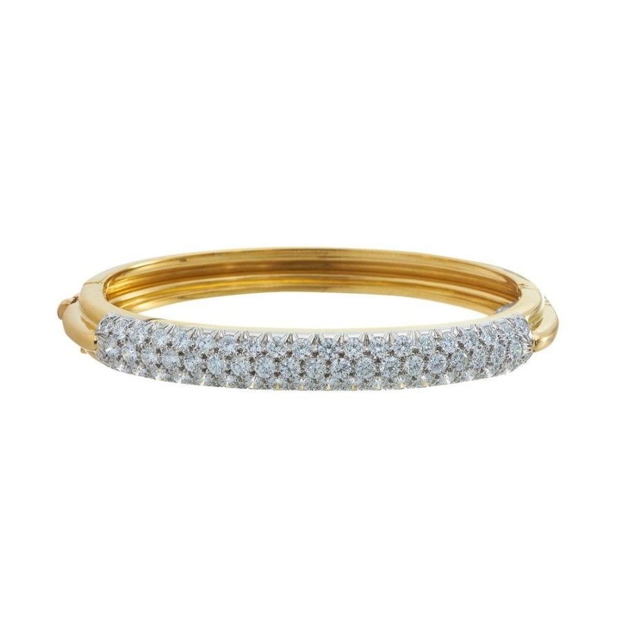 Jewelry David Webb | Pave Diamond Bangle