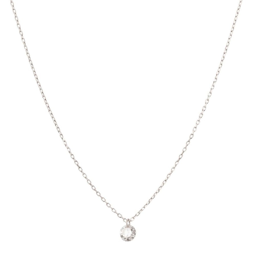 Jewelry Persée Paris | Danae Diamond Necklace - White Gold