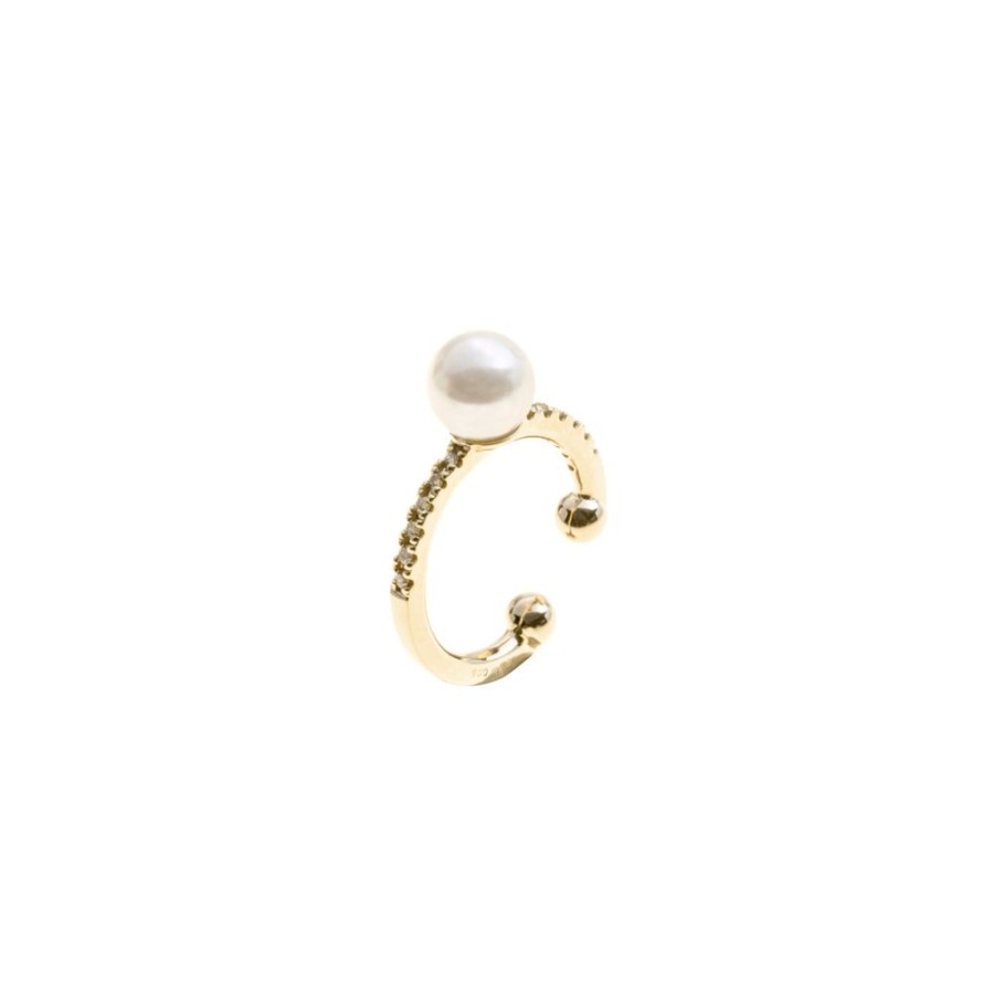 Jewelry Hirotaka | Ear Cuff - Akoya Pearl & Diamond