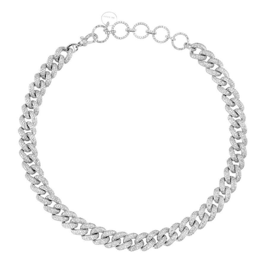 Jewelry SHAY | Essential Link Choker - White Gold