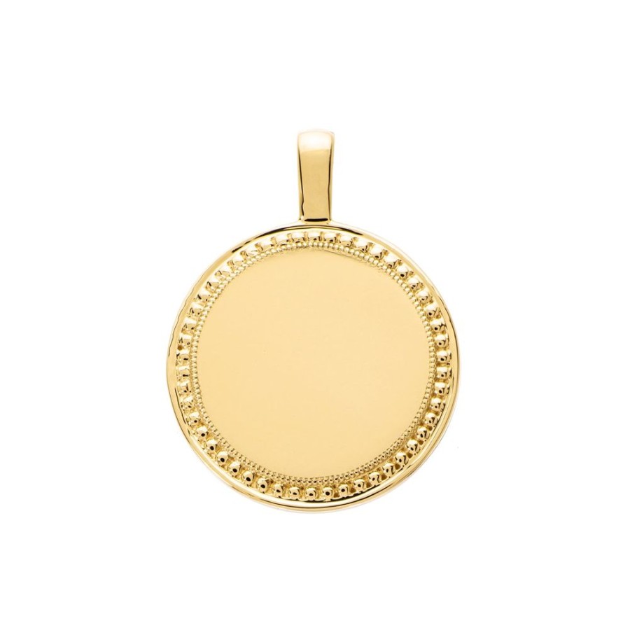 Jewelry Sethi Couture | P.S. Large Round Charm - Yellow Gold