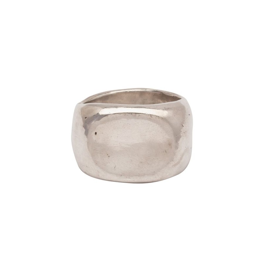 Jewelry James Colarusso | Small Concave Ring - Silver