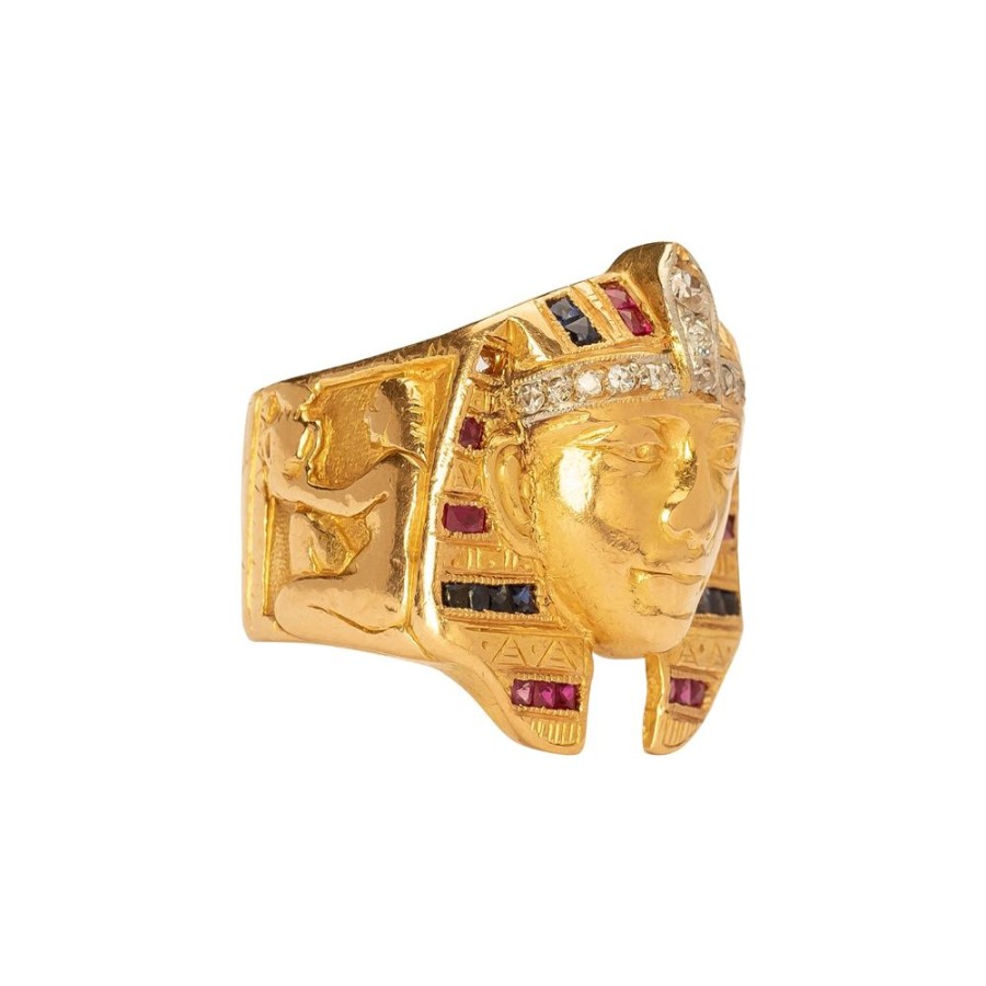 Jewelry Antique & Vintage Jewelry | Gemset Pharaoh Ring