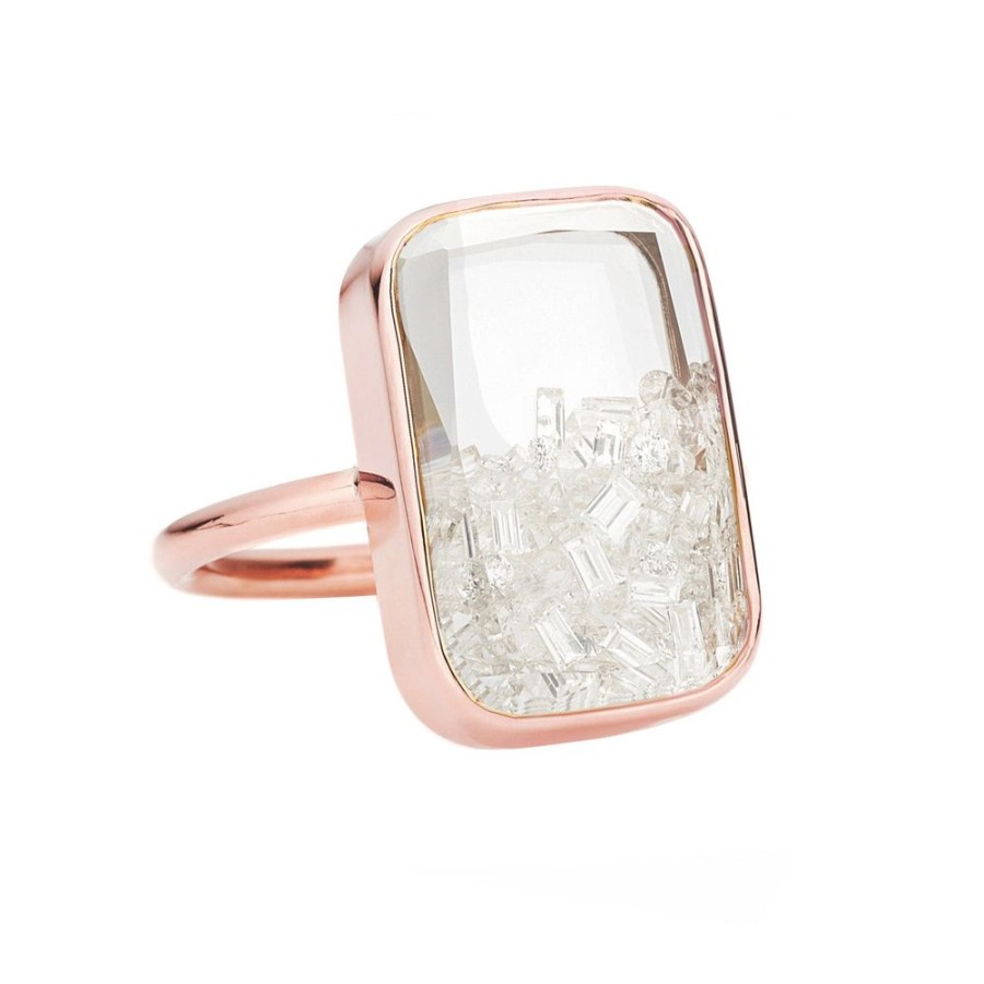 Jewelry Moritz Glik | Ten Fourteen Shaker Ring - Rose Gold