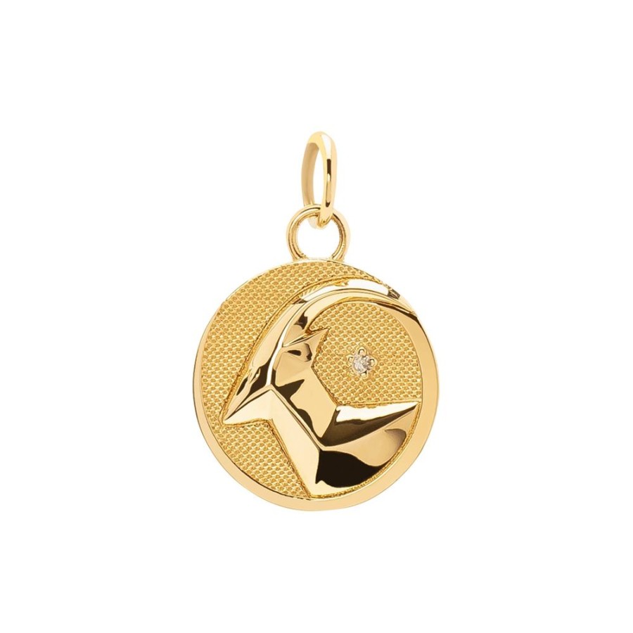 Jewelry Foundrae | Baby Zodiac Medallion - Capricorn