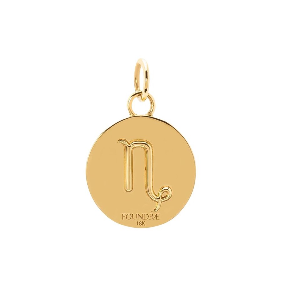 Jewelry Foundrae | Baby Zodiac Medallion - Capricorn