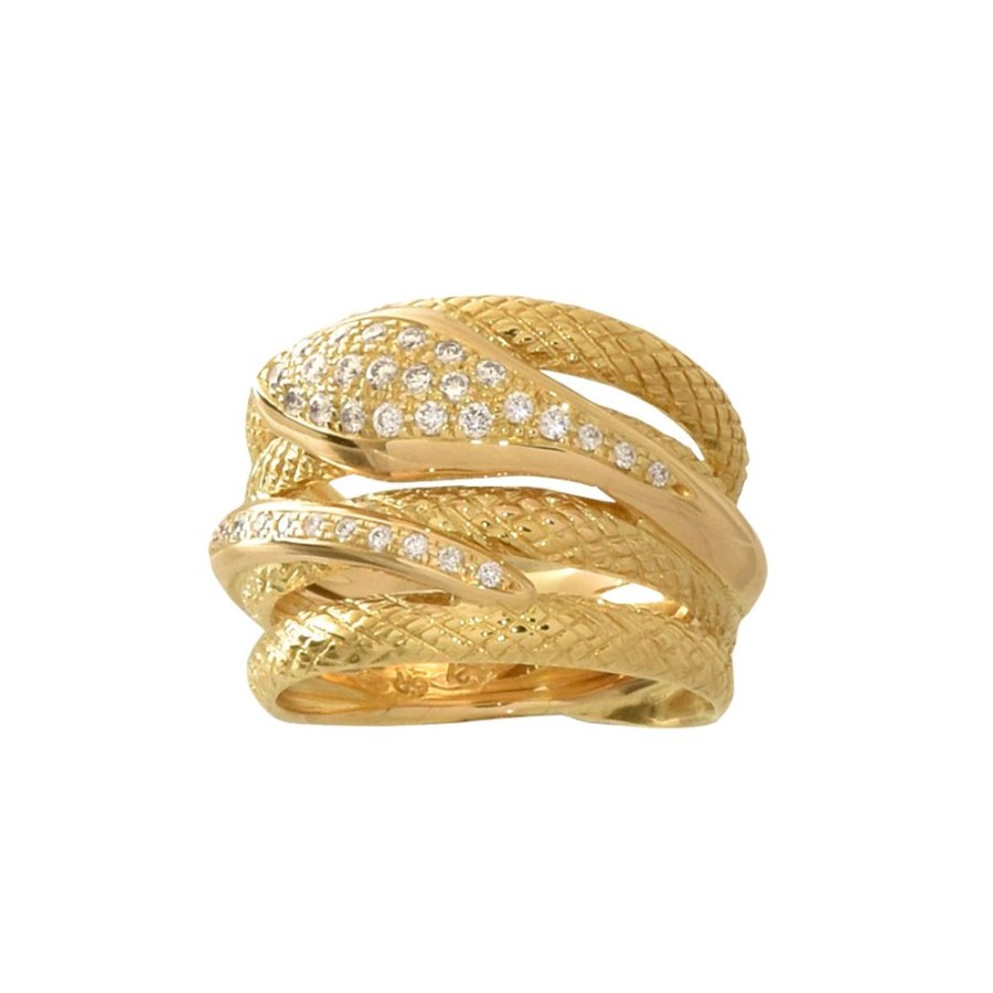 Jewelry Lalaounis | Snake Animal Kingdom Ring - Diamond