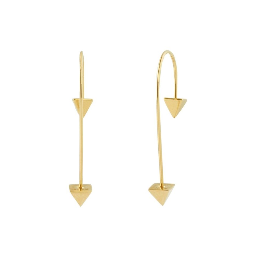 Jewelry Peruffo | Curved Square Earrings - Diamond