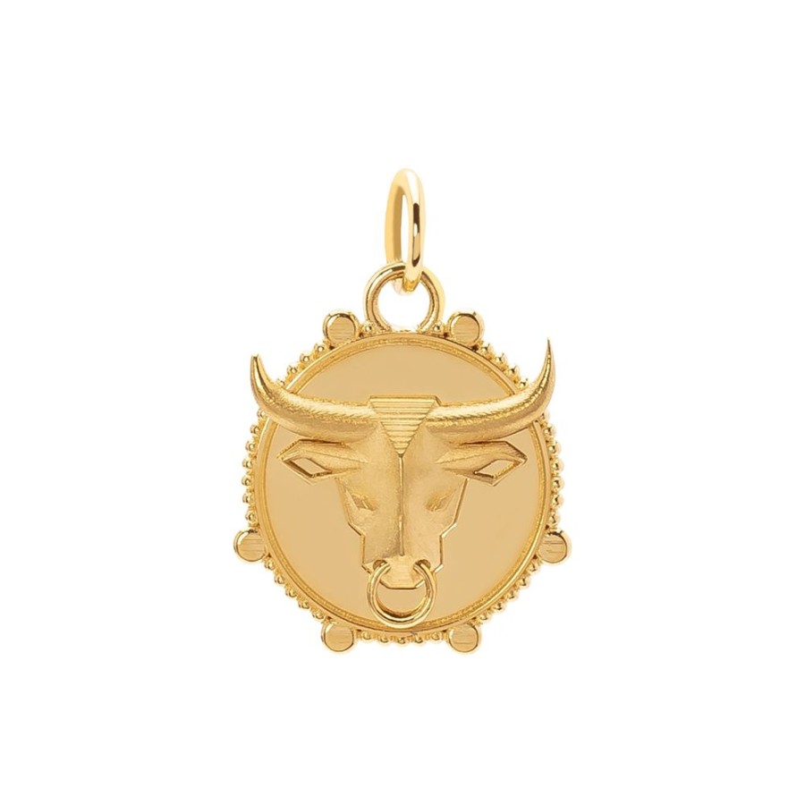 Jewelry Foundrae | Baby Zodiac Medallion - Taurus