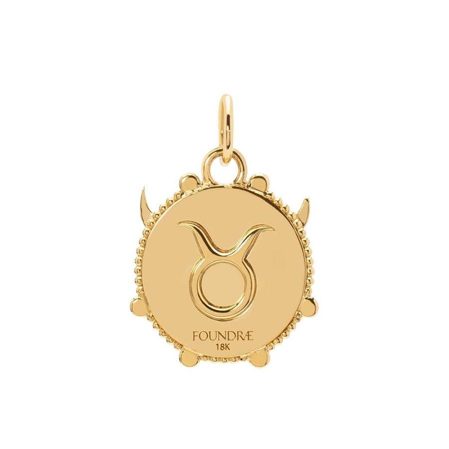 Jewelry Foundrae | Baby Zodiac Medallion - Taurus