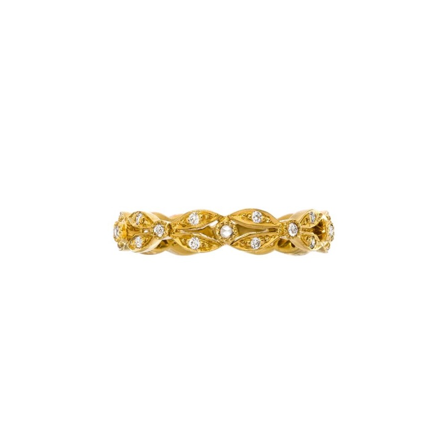 Jewelry Sethi Couture | Garland Diamond Band - Yellow Gold