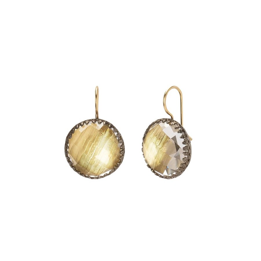 Jewelry Larkspur & Hawk | Olivia Button Earrings - Sancerre