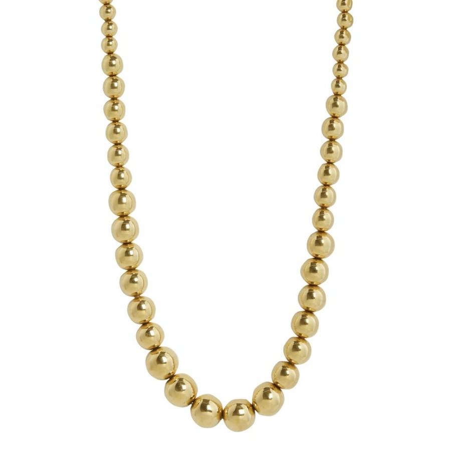 Jewelry Jenna Blake | Short Gold Beads Necklace