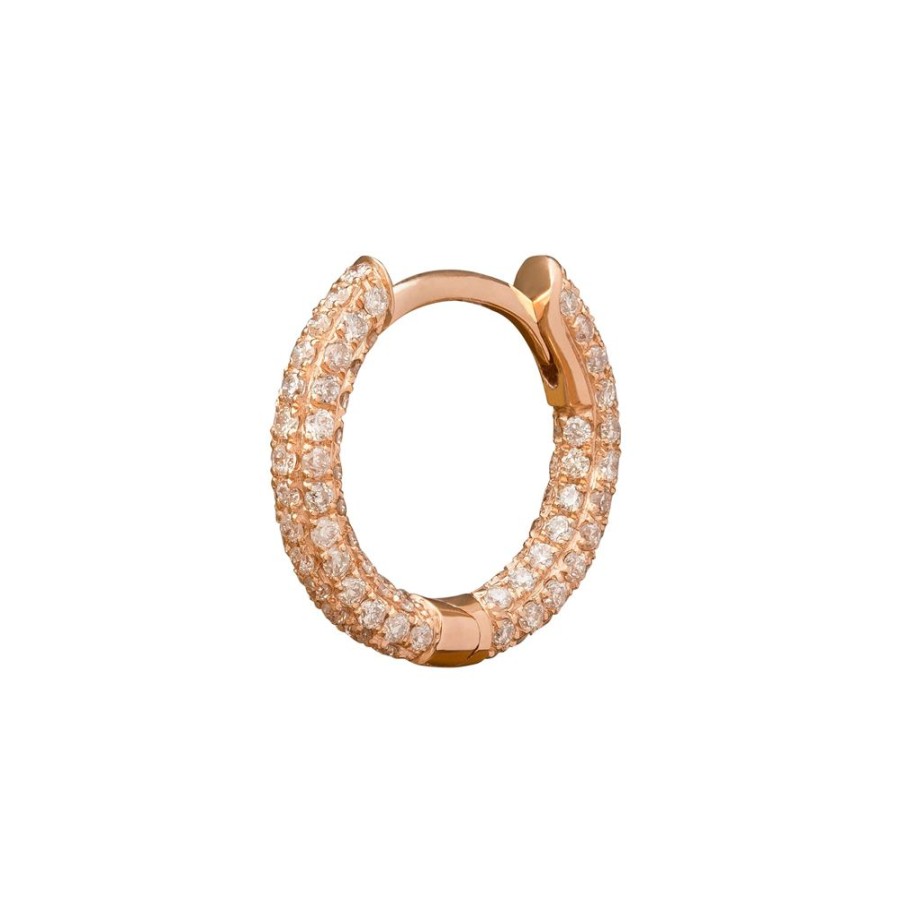 Jewelry Trouver | Five Row Huggie 8Mm - Rose Gold