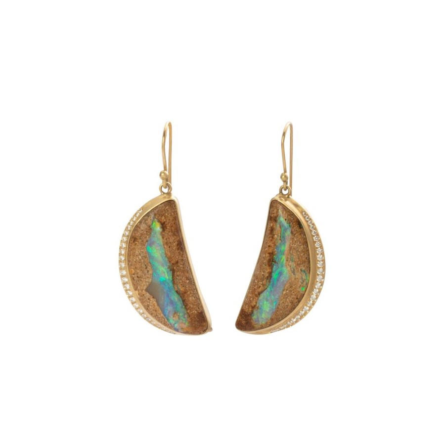 Jewelry Annette Ferdinandsen | Mexican Matrix Halfmoon Earrings