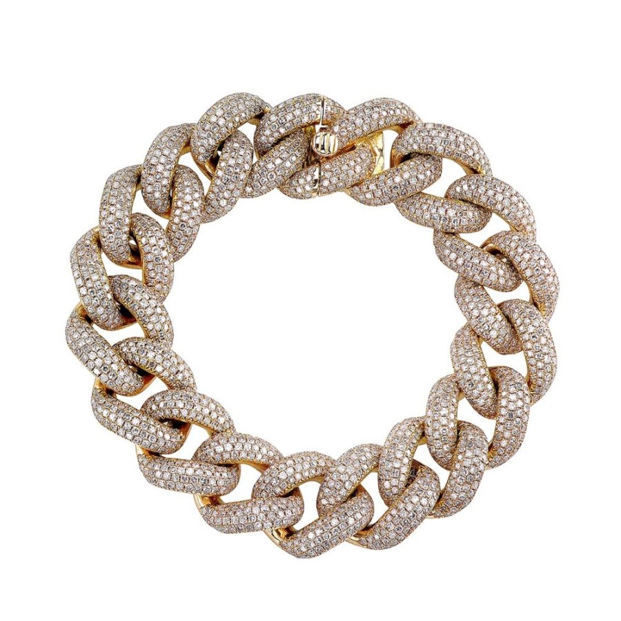 Jewelry SHAY | Jumbo Pave Diamond Link Bracelet