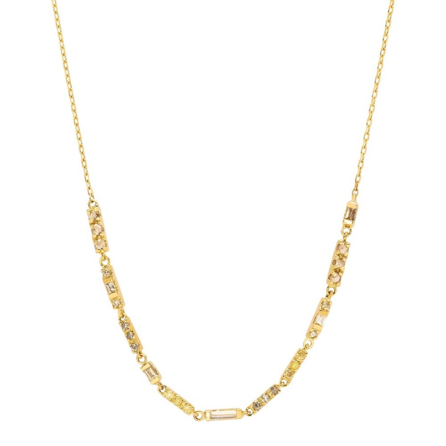 Jewelry Xiao Wang | Astro Mixed Diamond Necklace