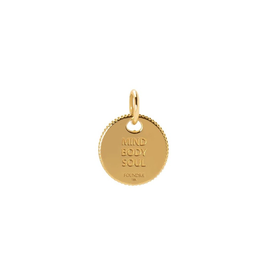 Jewelry Foundrae | Mini Coin Mind Body Soul Charm