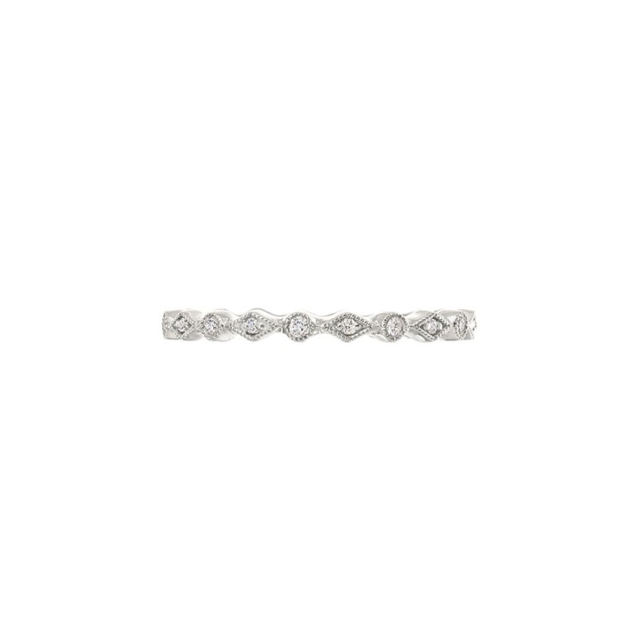 Jewelry Sethi Couture | Isabella Half Diamond Band - White Gold