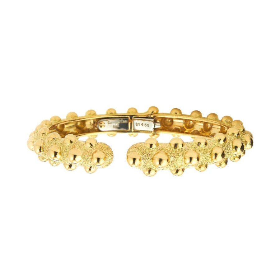 Jewelry David Webb | Hobnail Bangle