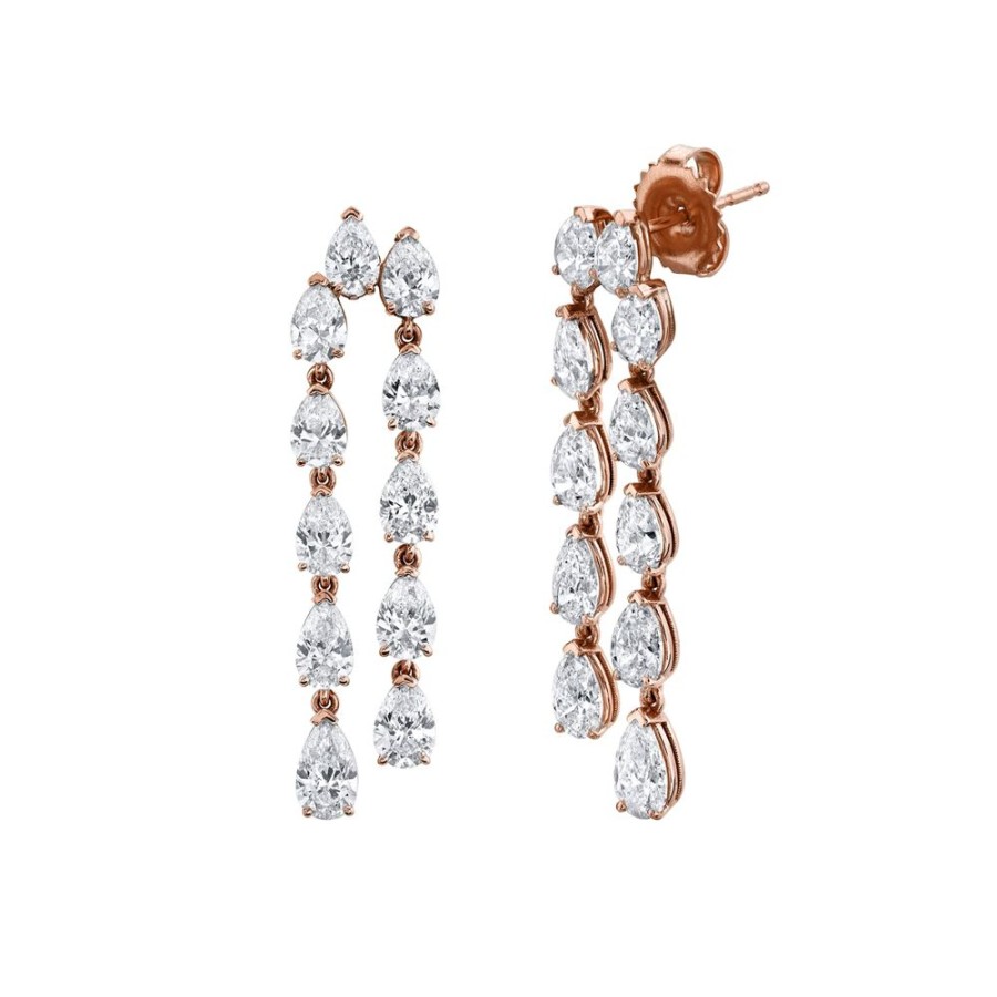 Jewelry SHAY | Diamond Teardrop Chandelier Earrings