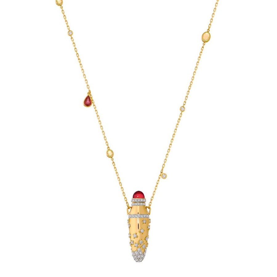 Jewelry Sauer | Eden Love Potion Necklace - Garnet