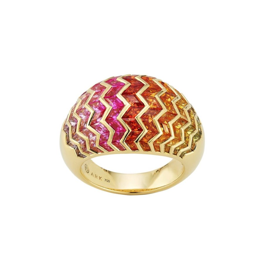 Jewelry Ark | Sunrise Awakenings Large Bombe Ring