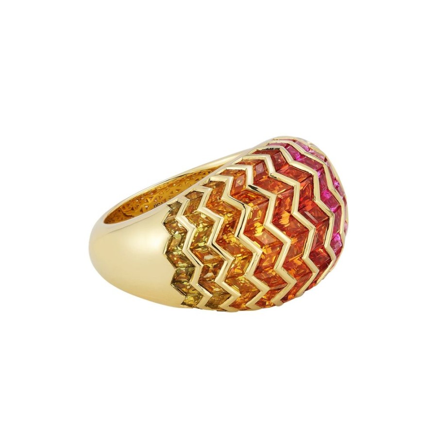 Jewelry Ark | Sunrise Awakenings Large Bombe Ring