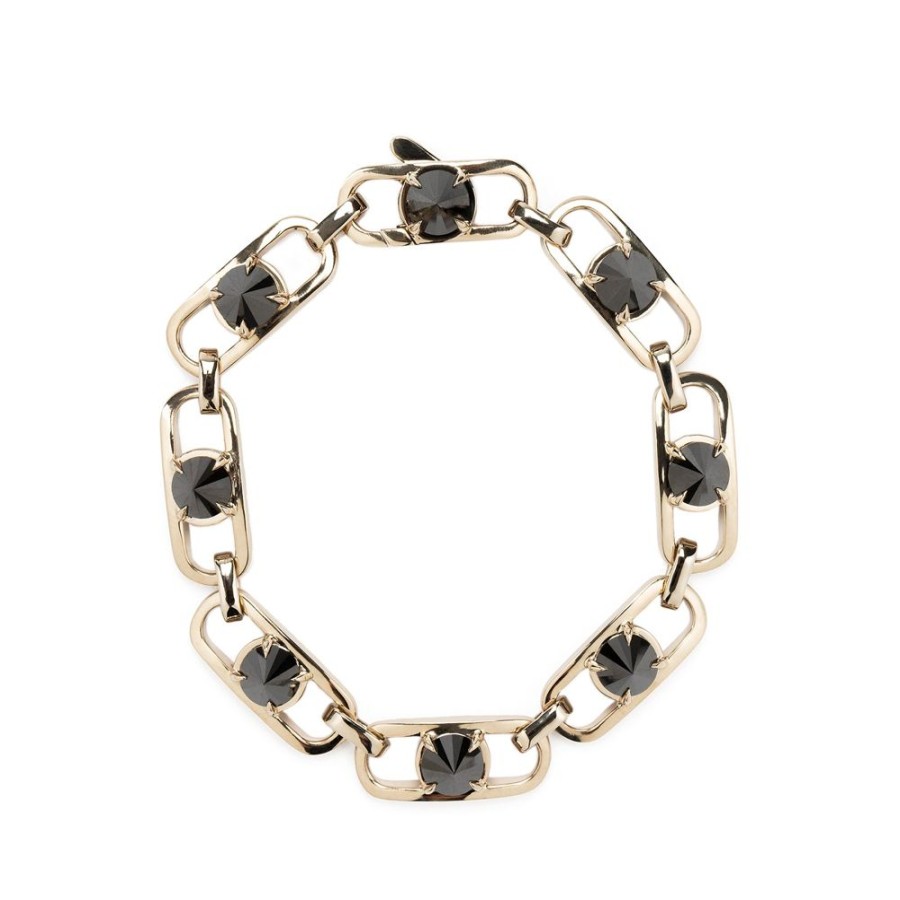 Jewelry Ara Vartanian | Black Diamond River Chain Bracelet