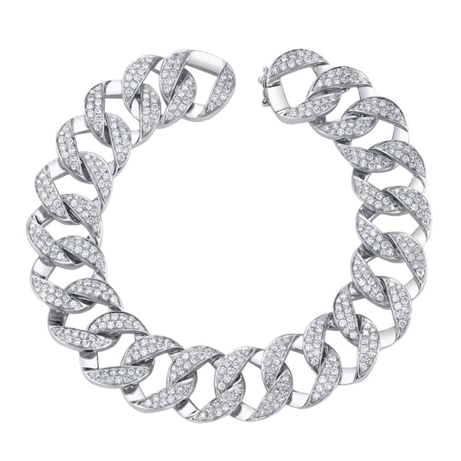 Jewelry Anita Ko | Hemingway Chain Link Diamond Bracelet