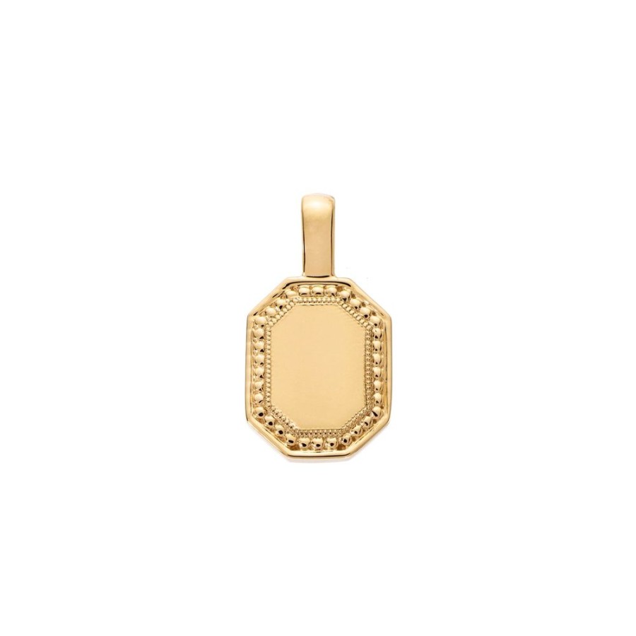 Jewelry Sethi Couture | P.S. Small Tag Charm - Yellow Gold