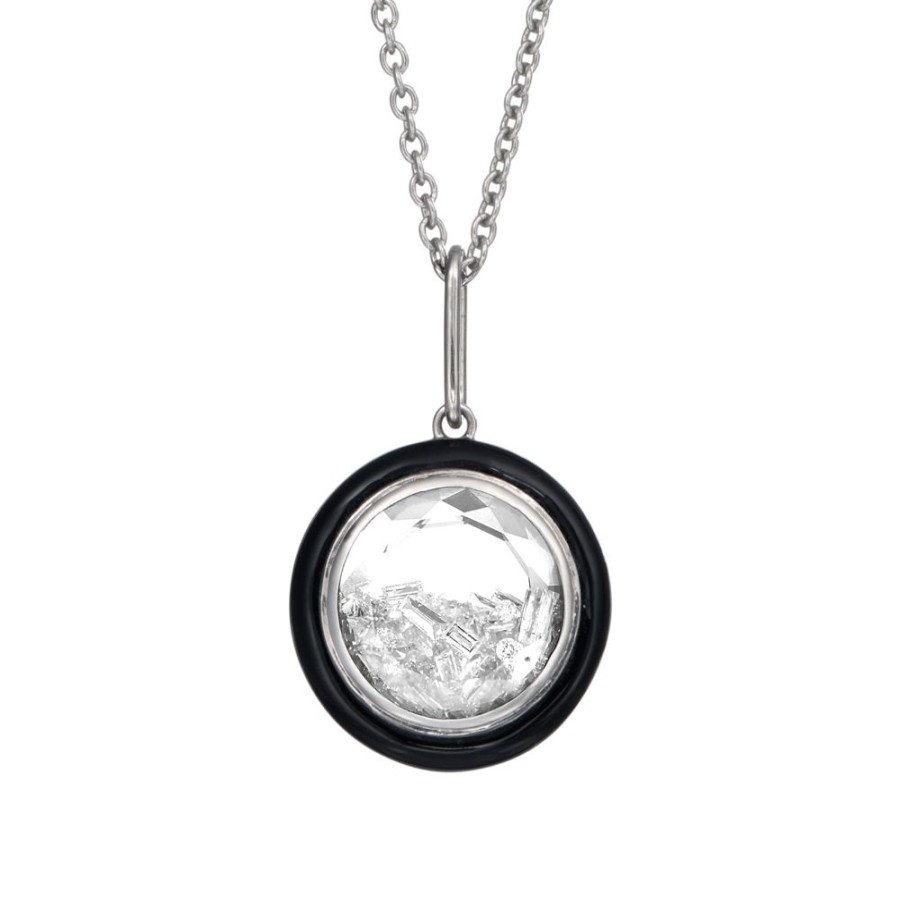 Jewelry Moritz Glik | Classic Enamel Pendant Necklace