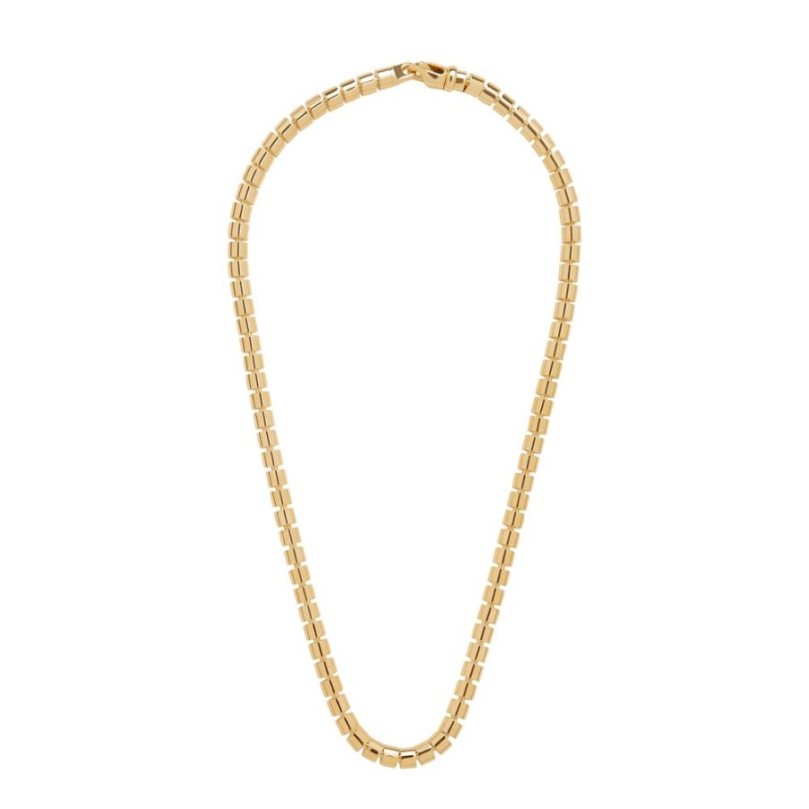 Jewelry Sidney Garber | Ophelia Skinny Necklace - Yellow Gold