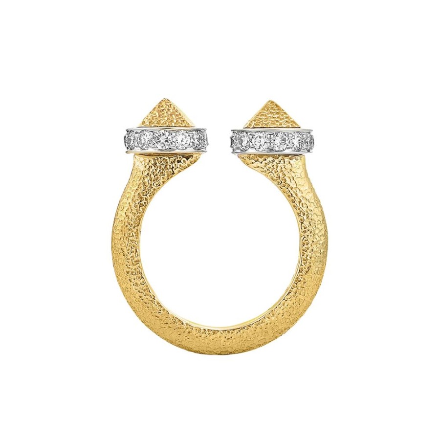 Jewelry David Webb | Bastille Diamond Ring