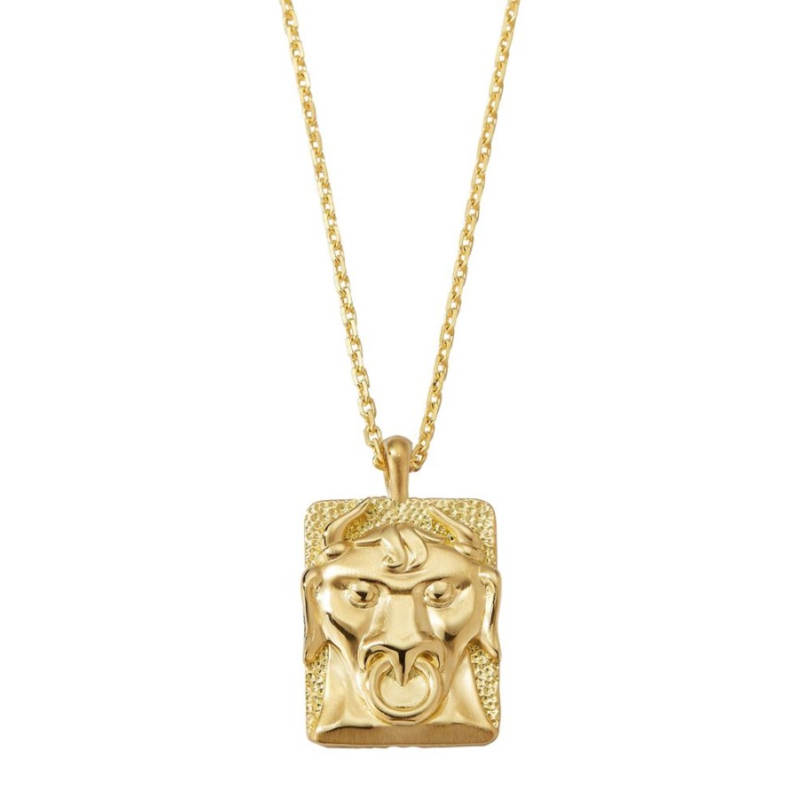 Jewelry David Webb | Zodiac Taurus Pendant Necklace - Diamond