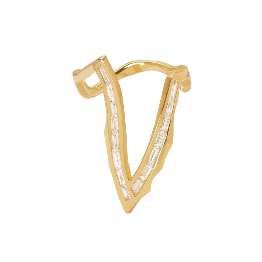 Jewelry Milamore | Kintsugi Victoria Baguette Diamond Ring