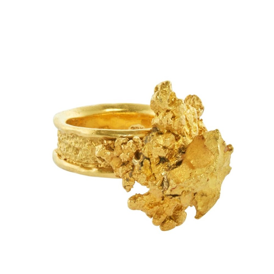 Jewelry Lisa Eisner Jewelry | Eros Gold Nugget Ring