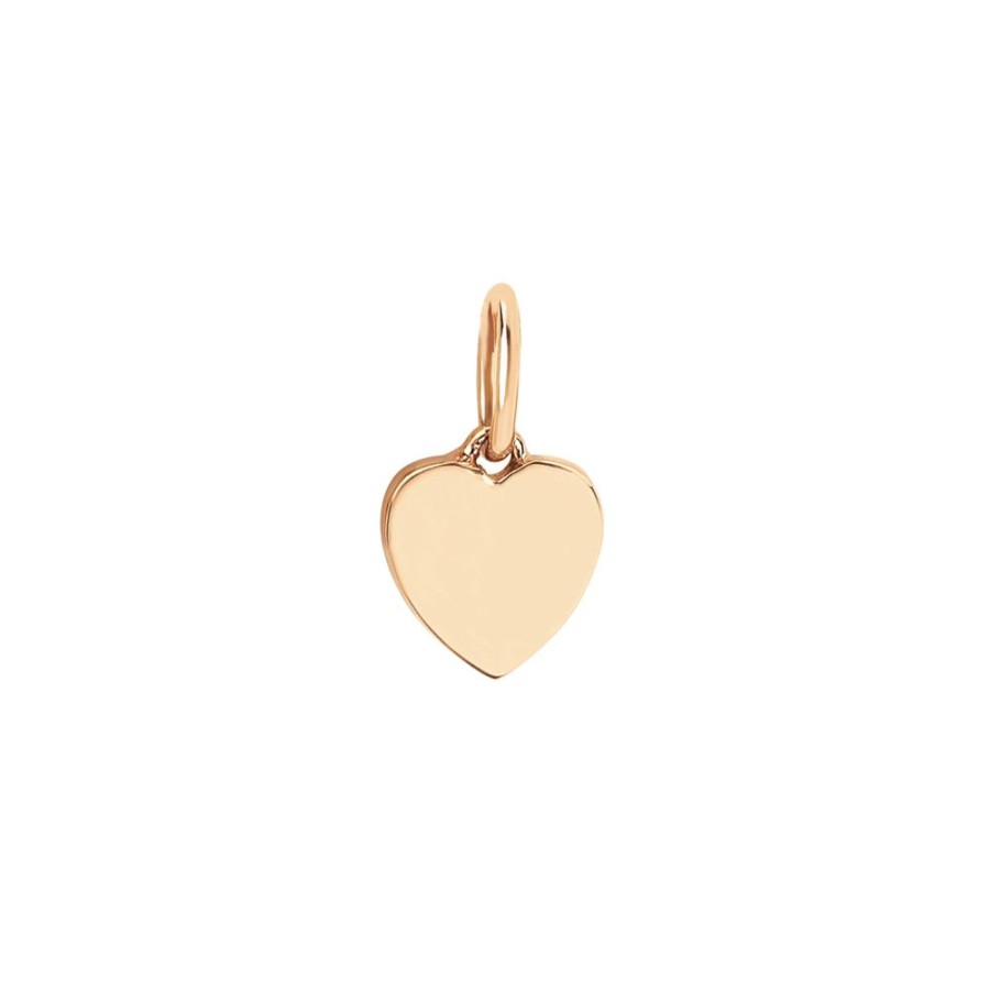 Jewelry EF Collection | Heart Pendant - Rose Gold