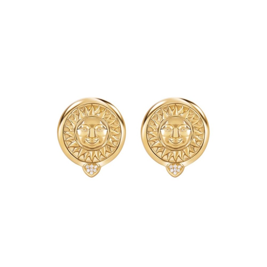 Jewelry Marina B | Soleil Stud Earrings - Diamond